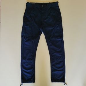Polo Ralph Lauren Utility Surplus DIV Ripstop Navy Cargo Pants Men's Size 32 NWT